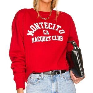 Departure - Red Sporty Crew Sweatshirt